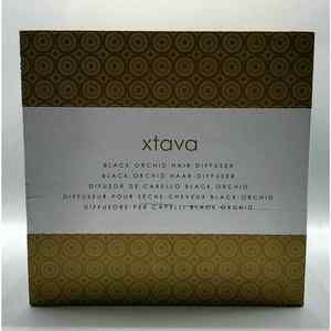 Black Orchid Blow Dryer 6" Diffuser XA0067 by Xtava Enhance Natural Curly Hair